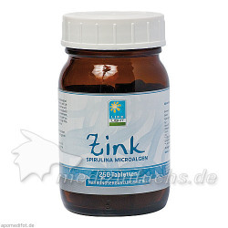 ZINK SPIRULINA hefefrei Tabletten, 250 ST – PZN 7038359