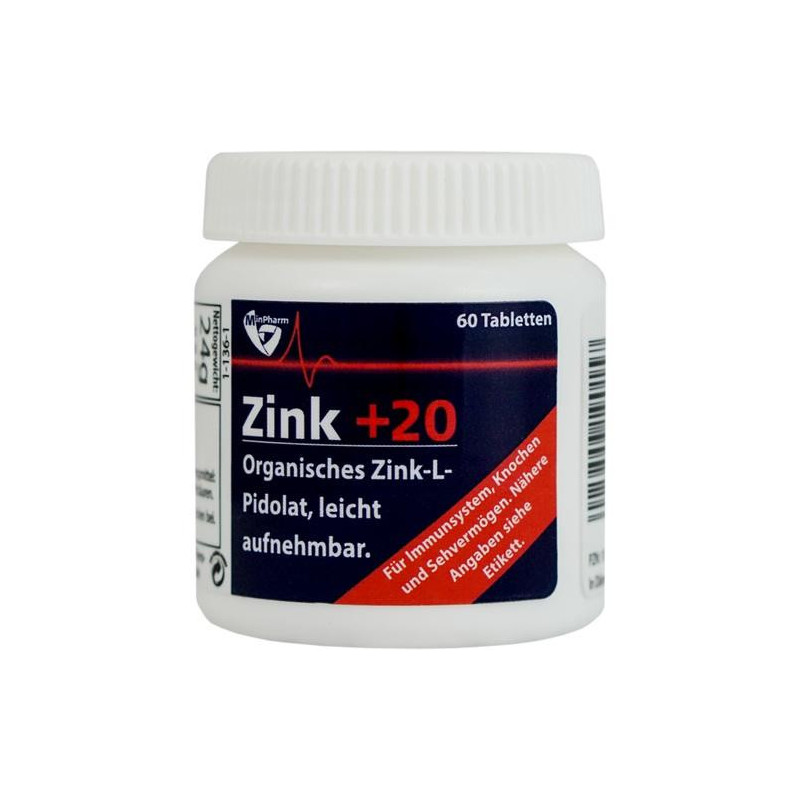 ZINK+20 Tabletten, 60 ST – PZN 11127063