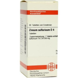 Zincum Sulfuricum D 4 Tabletten (80 stk) – PZN 2637517