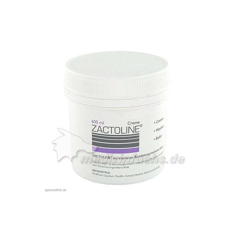 ZACTOLINE Creme, 600 ML – PZN 3424338