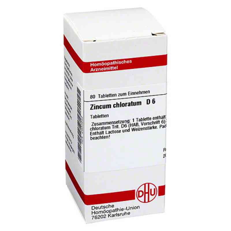 Zincum Chloratum D 6 Tabletten (80 stk) – PZN 2933842