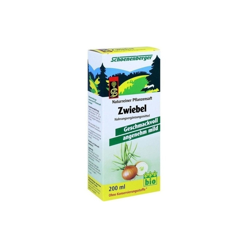 ZWIEBELSAFT naturrein Schoenenberger, 200 ML – PZN 1159524