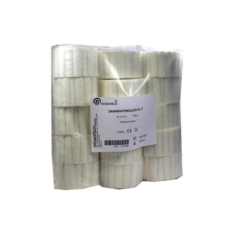ZAHNWATTEROLLEN Gr.2 Drm.10 mm, 300 G – PZN 7314500