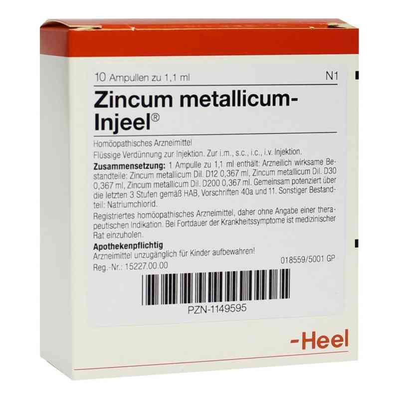 Zincum Metallicum Injeei Ampullen (10 stk) – PZN 1149595