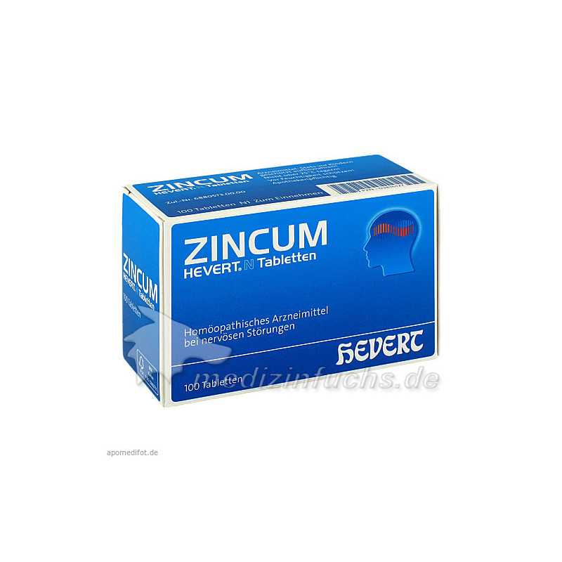 ZINCUM HEVERT N Tabletten, 100 ST – PZN 3816127