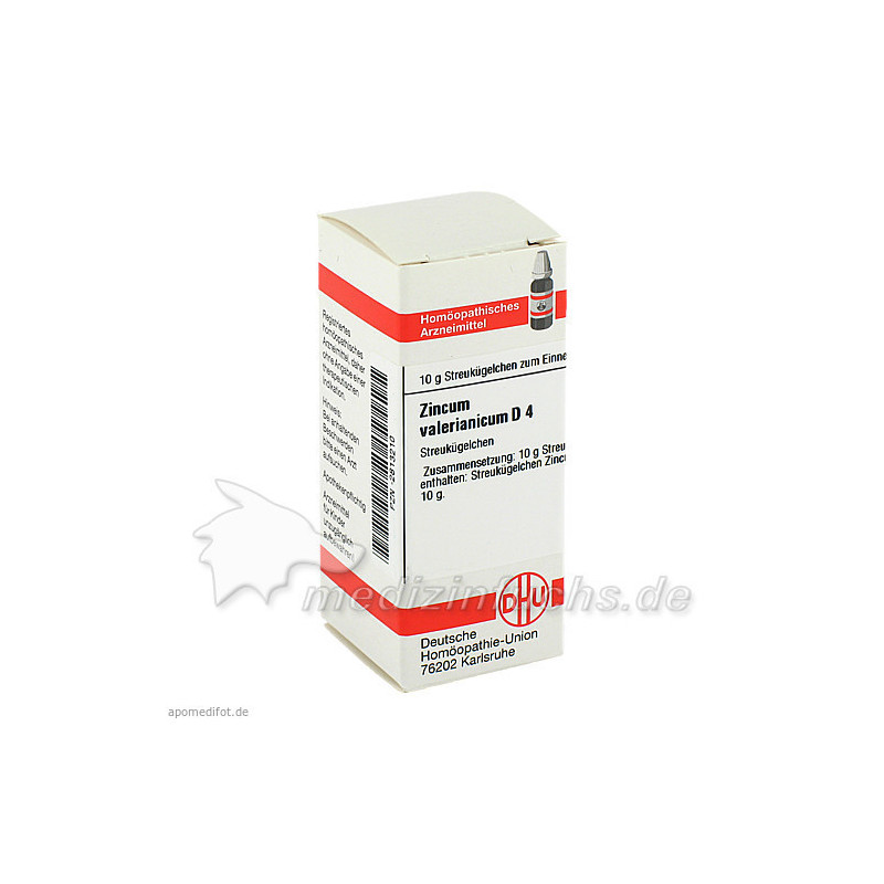 ZINCUM VALERIANICUM D 4 Globuli, 10 G – PZN 2813210
