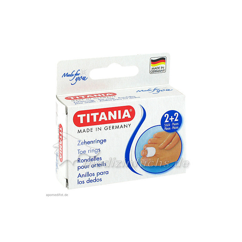 ZEHENRINGE 2 klein und 2 gro, 4 ST – PZN 6058667