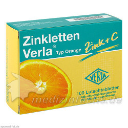 ZINKLETTEN Verla Orange Lutschtabletten, 100 ST – PZN 9704820