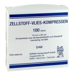 Zellstoff Vlies Kompressen 10x20cm unsteril (100 stk) – PZN 4050153