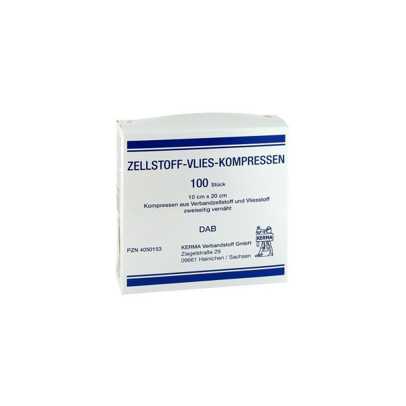 Zellstoff Vlies Kompressen 10x20cm unsteril (100 stk) – PZN 4050153