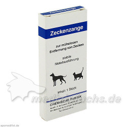 ZECKENZANGE aus Metall, 1 ST – PZN 572593