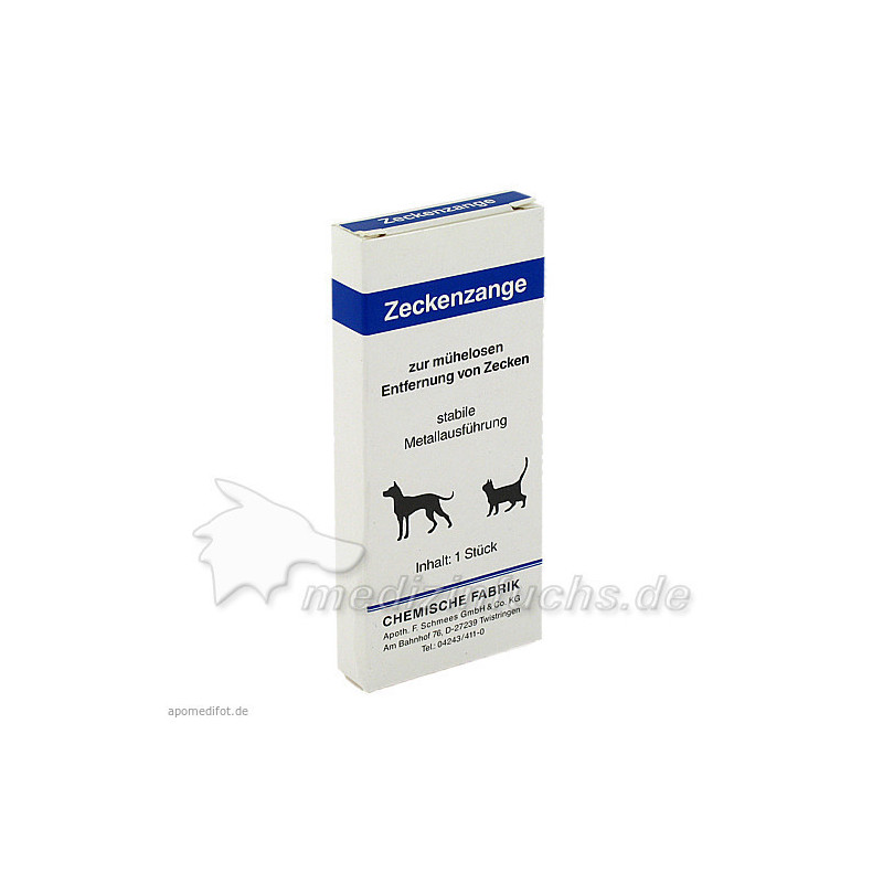 ZECKENZANGE aus Metall, 1 ST – PZN 572593