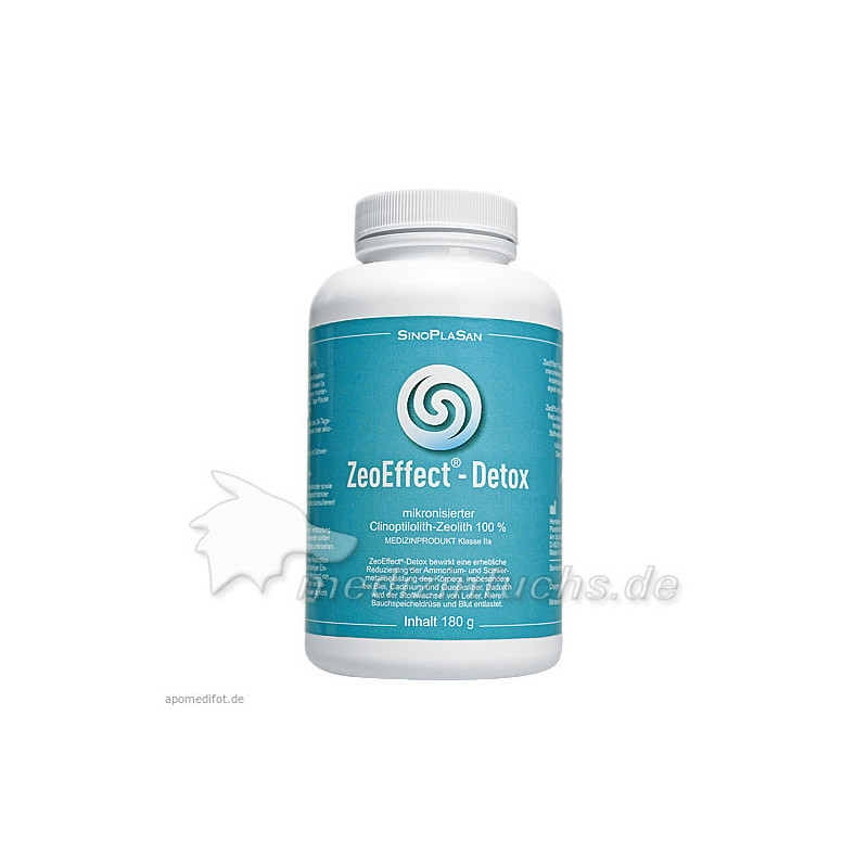 ZEOEFFECT Detox Clinoptilolith-Zeolith Pulver, 180 G – PZN 11578707