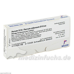 AURUM D10 FERR SID D10, 8X1 ML – PZN 1619150