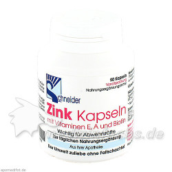 ZINK KAPSELN mit Vitamin E.A.Biotin, 90 ST – PZN 1169669