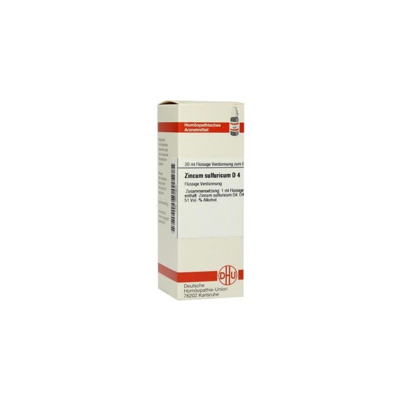 Zincum Sulfuricum D 4 Dilution (20 ml) – PZN 2623923