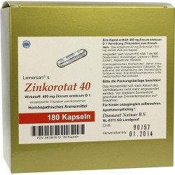 ZINKOROTAT 40 Leinersan Kapseln, 180 ST – PZN 8878676