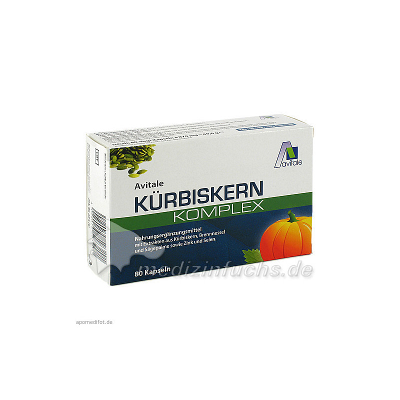 Kürbiskern Komplex Kapseln, 80 ST – PZN 8896510
