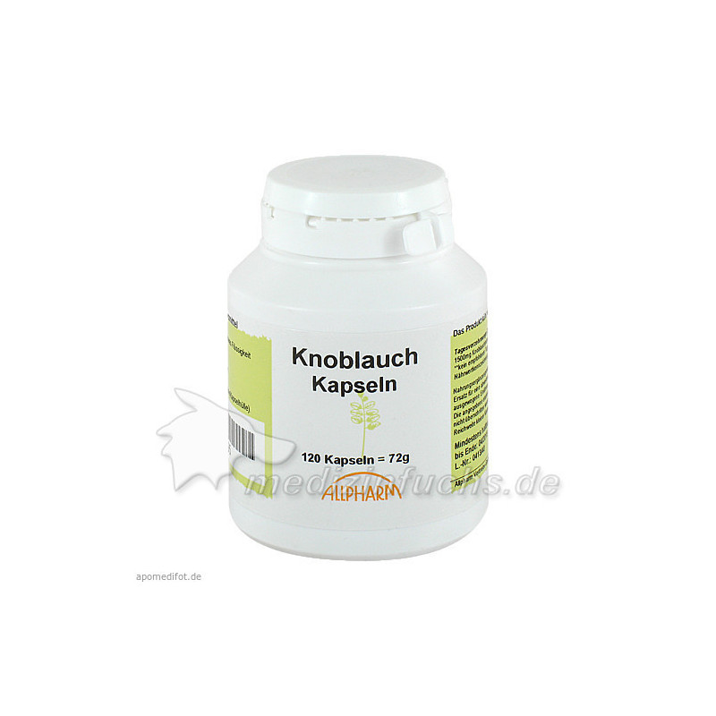 Knoblauch Kapseln, 120 ST – PZN 5856295