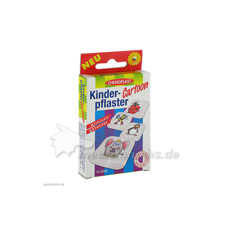 Kinderpflaster Cartoon, 10 ST – PZN 1114958