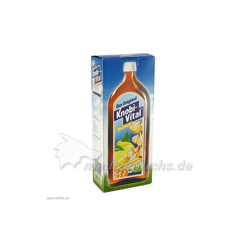 KnobiVital mit Zitrone Bio, 960 ML – PZN 7748569