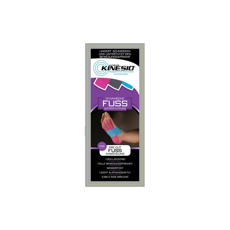 Kinesio Pre Cut Fuss Anwendung, 1 P – PZN 10711512