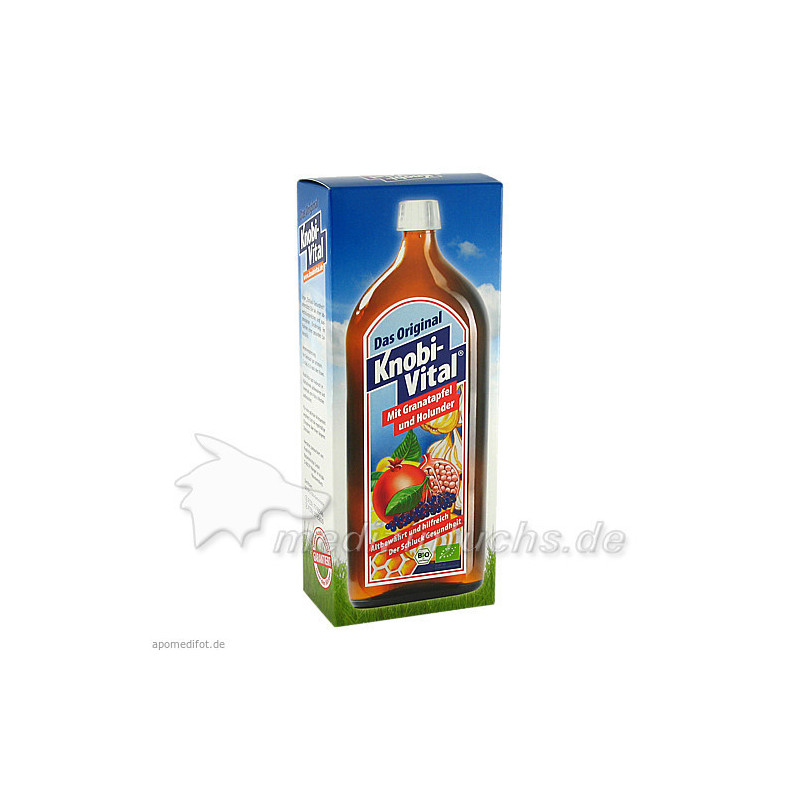 KnobiVital mit Granatapfel + Holunder Bio, 960 ML – PZN 7748546