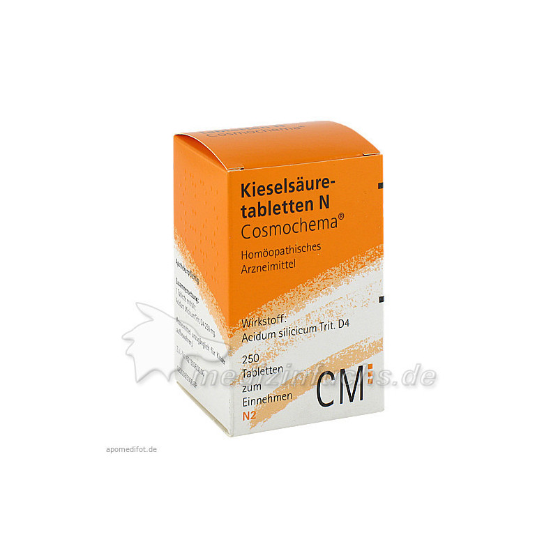 KIESELSAEURETABLETTEN N COSMOCHEMA, 250 ST – PZN 4400185