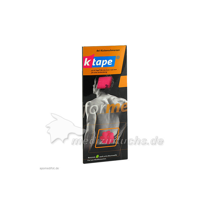 K-Tape for me-bei Rückenschmerzen, 4 ST – PZN 6118116