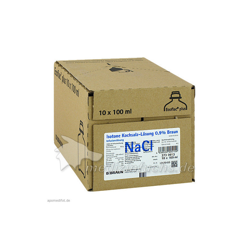 Kochsalzlösung 0.9% Miniflac, 10X100 ML – PZN 6173569