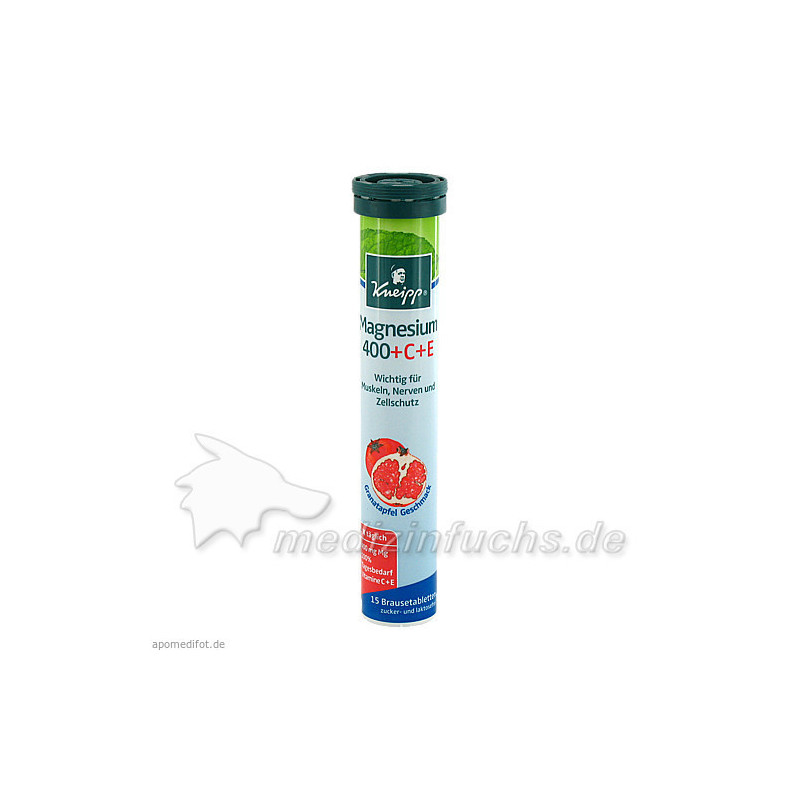 Kneipp Magnesium 400 + C + E, 15 ST – PZN 6089449