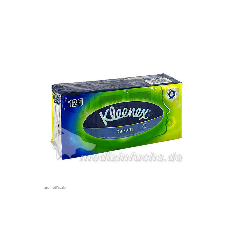 Kleenex Balsam Taschentücher, 12X9 ST – PZN 7691591