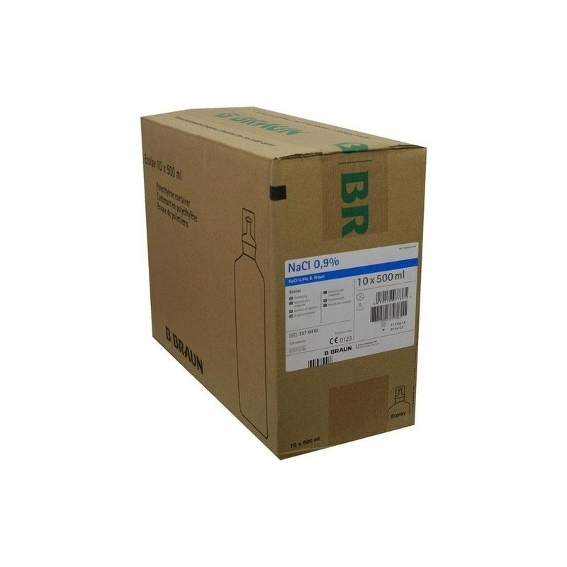 Kochsalzlösung 0.9% B.Braun Spüllsg. Ecolav, 10X500 ML – PZN 4499344