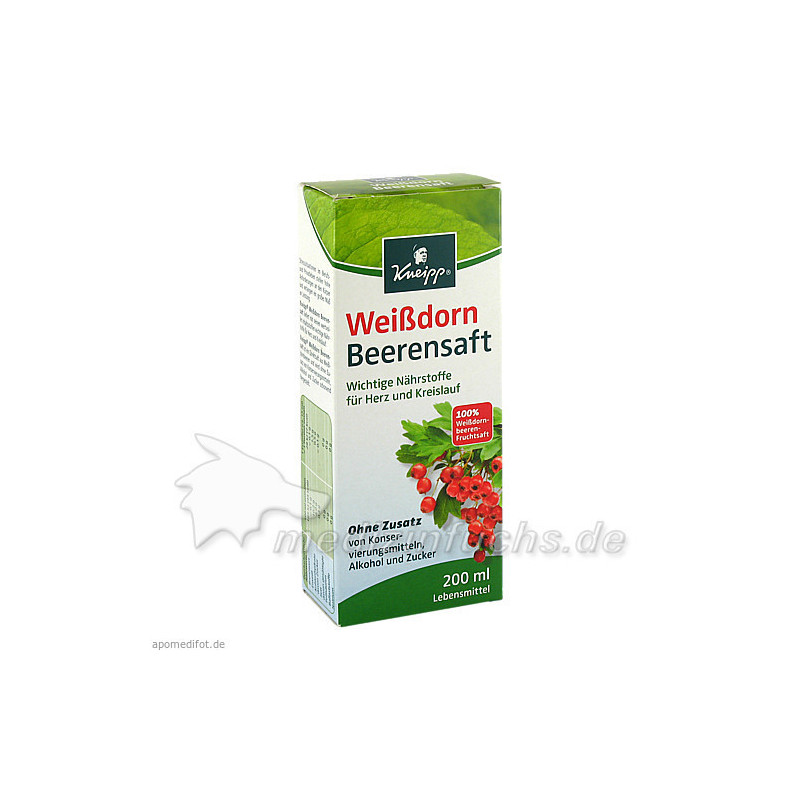 Kneipp Weißdorn Beerensaft, 200 ML – PZN 5391206