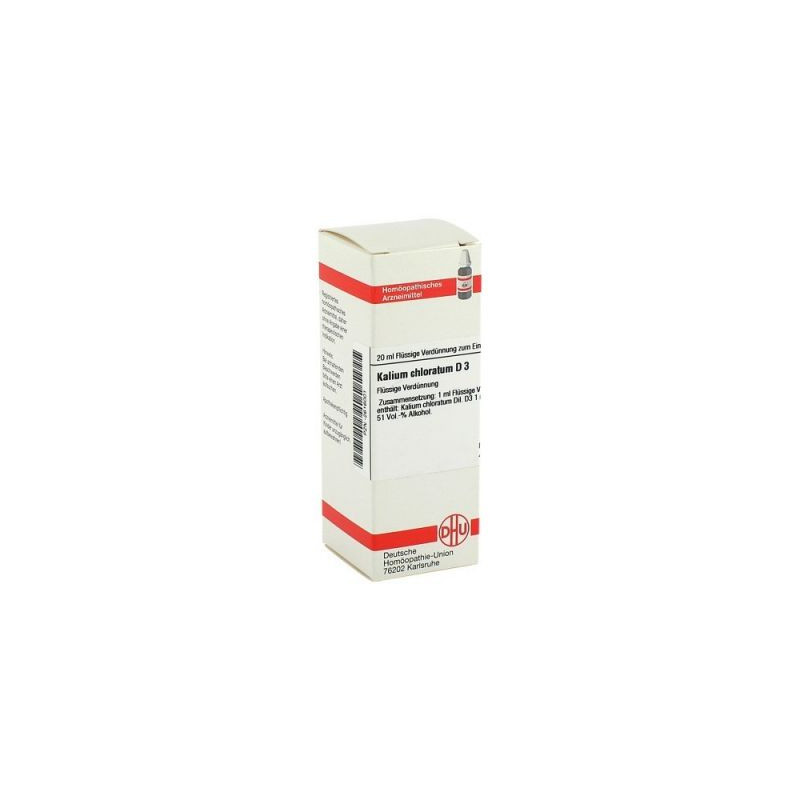Kalium Chloratum D 3 Dilution (20 ml) – PZN 2616001