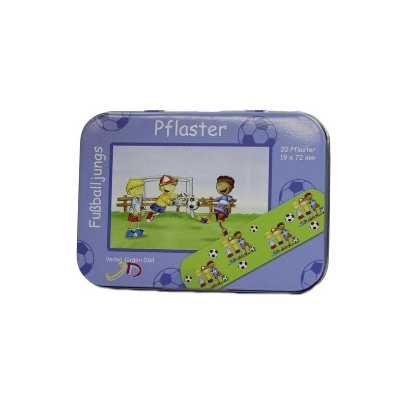 KINDERPFLASTER FUSSBALLJUNGS - DOSE, 20 ST – PZN 9078096