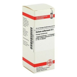 Kalium Sulfuricum D 3 Dilution (20 ml) – PZN 7171420