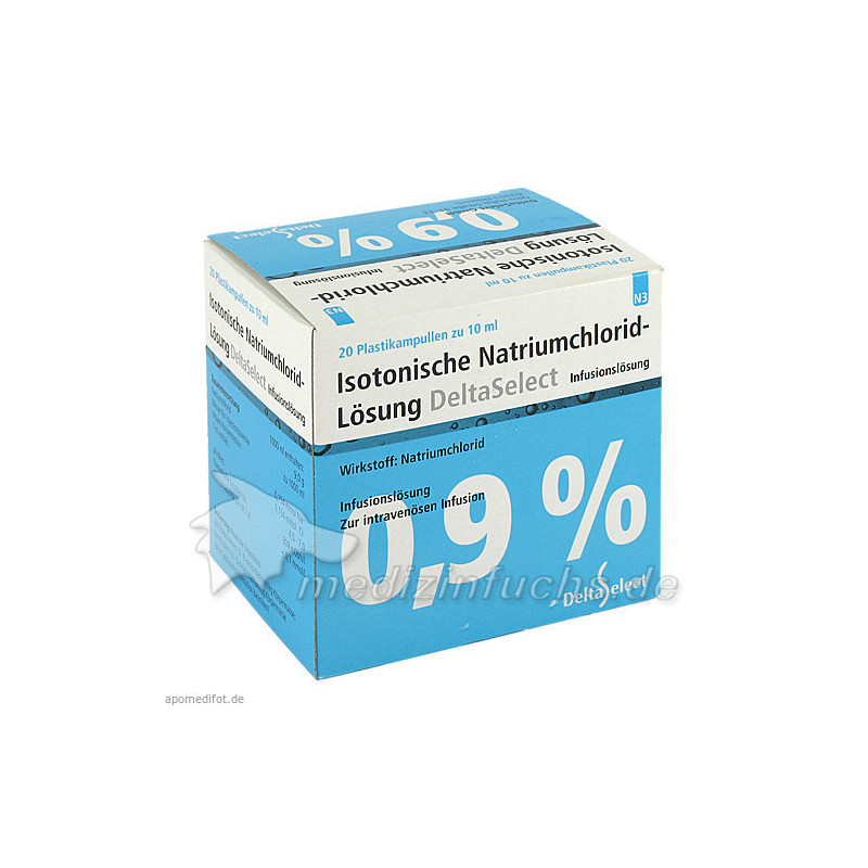 Kochsalzlösung 0.9% Plastik, 20X10 ML – PZN 6340599