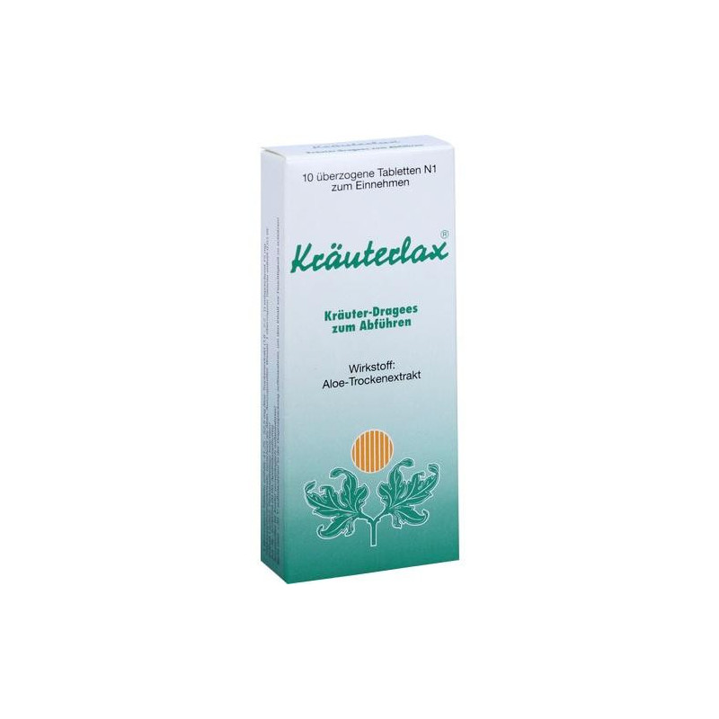 Kräuterlax DR.Henk 15mg Kräuter-Drag. z. Abführen, 10 ST – PZN 2115517