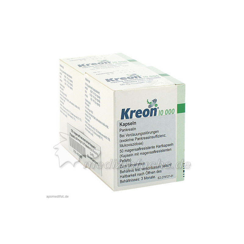Kreon 10000 Kapseln, 100 ST – PZN 4529507