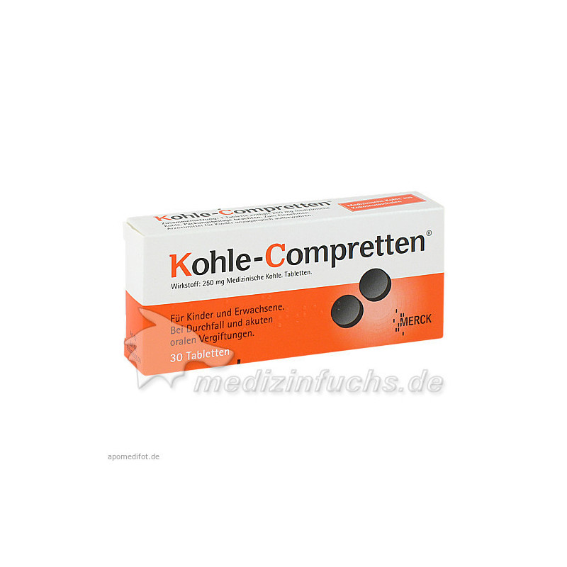 KOHLE COMPRETTEN, 30 ST – PZN 3056515