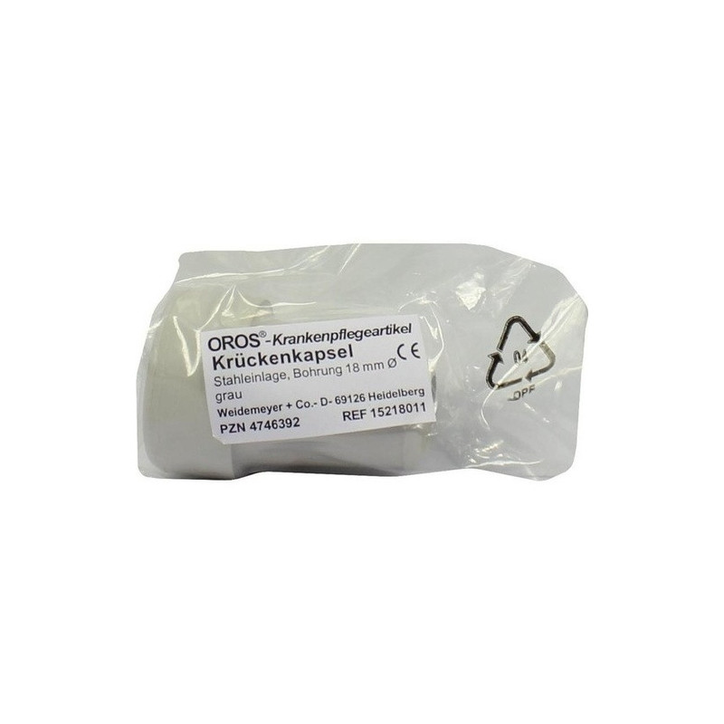 Krückenkaps 18mm Stahleinl, 1 ST – PZN 4746392