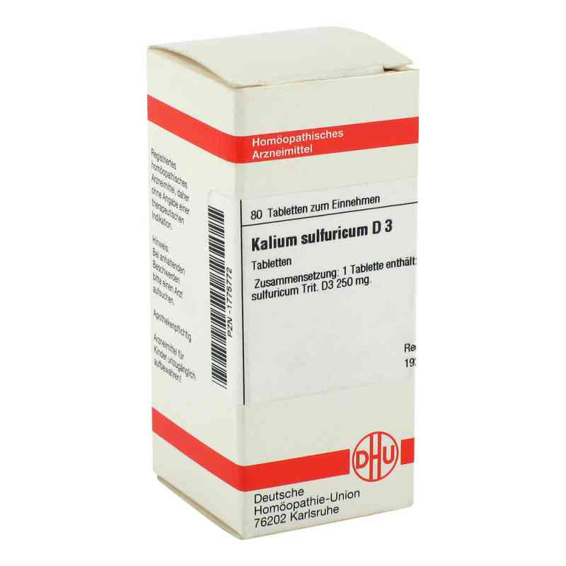 Kalium Sulfuricum D 3 Tabletten (80 stk) – PZN 1775772