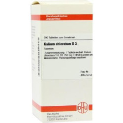Kalium Chloratum D 3 Tabletten (200 stk) – PZN 2925535