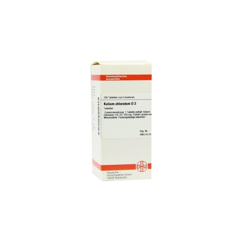 Kalium Chloratum D 3 Tabletten (200 stk) – PZN 2925535