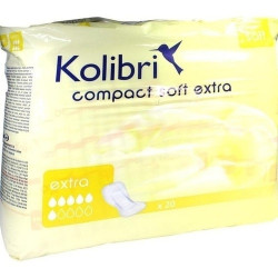 KOLIBRI compact soft Vorlagen anatomisch extra, 20 ST – PZN 10031438