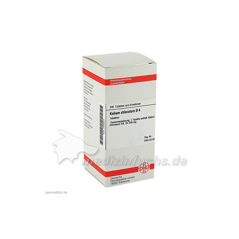 KALIUM CHLORAT D 4, 200 ST – PZN 2632247