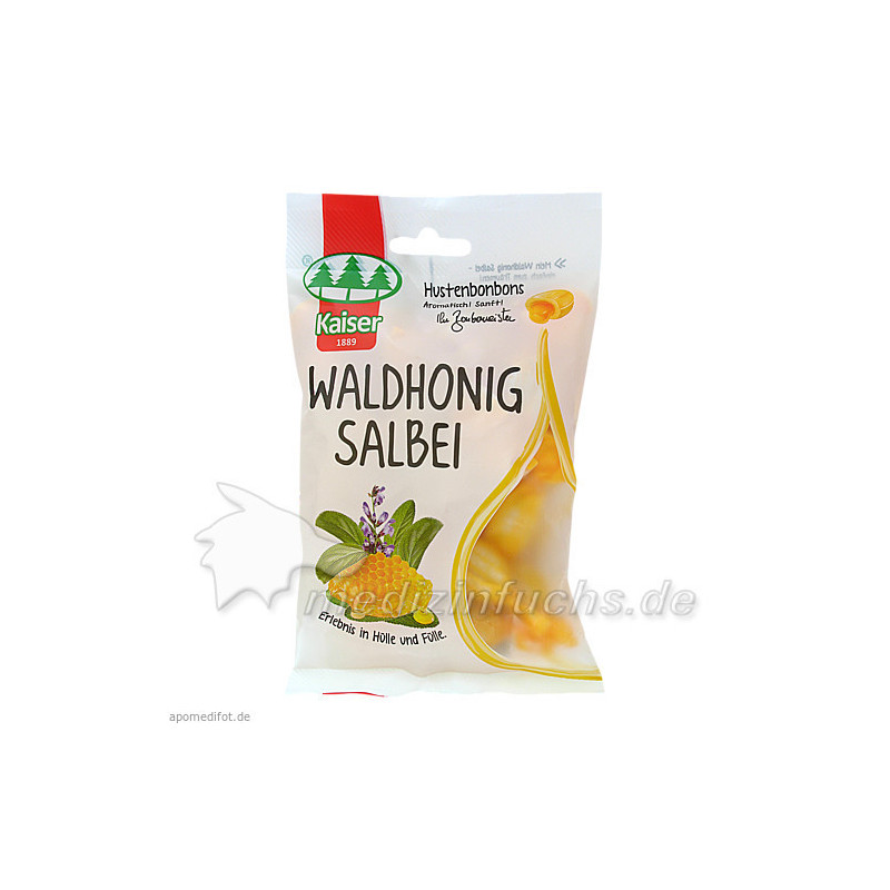 Kaiser Waldhonig-Salbei Bonbons, 90 G – PZN 759989