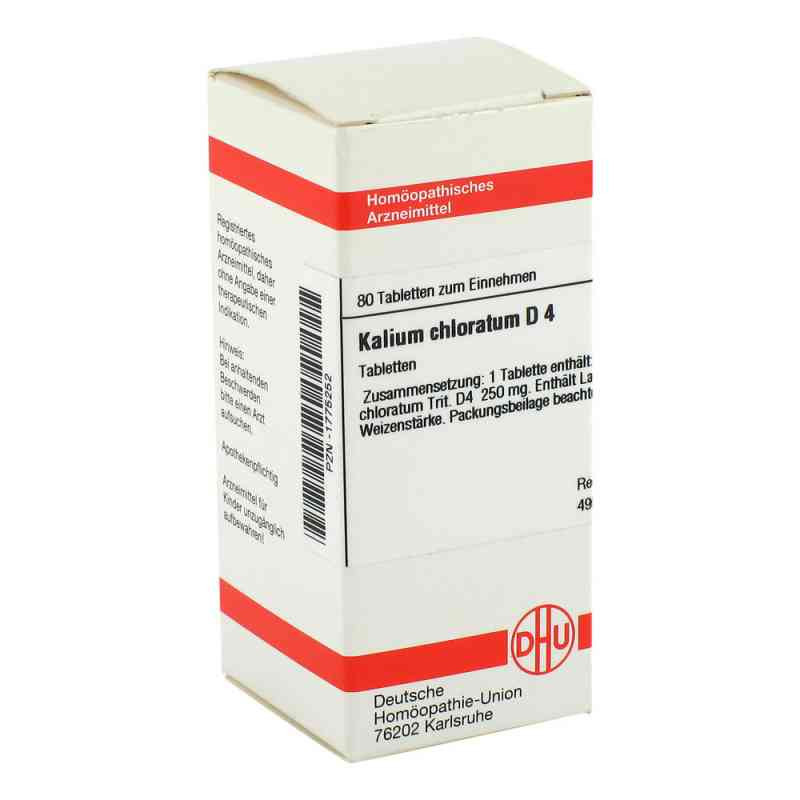 Kalium Chloratum D 4 Tabletten (80 stk) – PZN 1775252