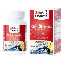 Krill öl Antarktis 500 mg Vanille Kapseln (60 stk) – PZN 13695995